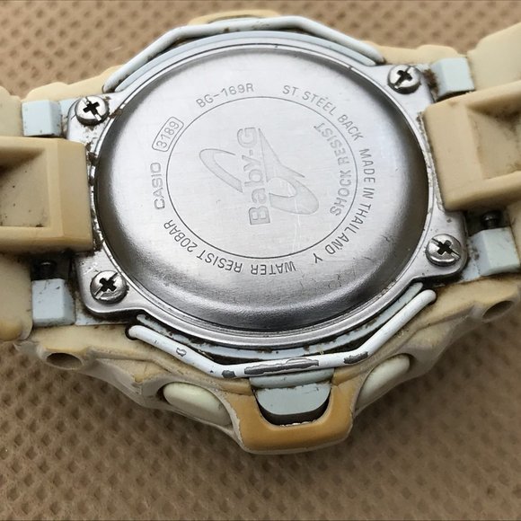 Casio Baby-G Watch Ladies White Sport Digital Wris - Picture 12 of 16